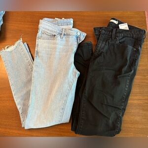 Levi’s 711 skinny jeans. 2 pairs.